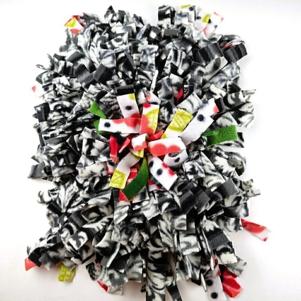NEW Dog/Cat Snuffle Mat - Black, White & Red All Over #34